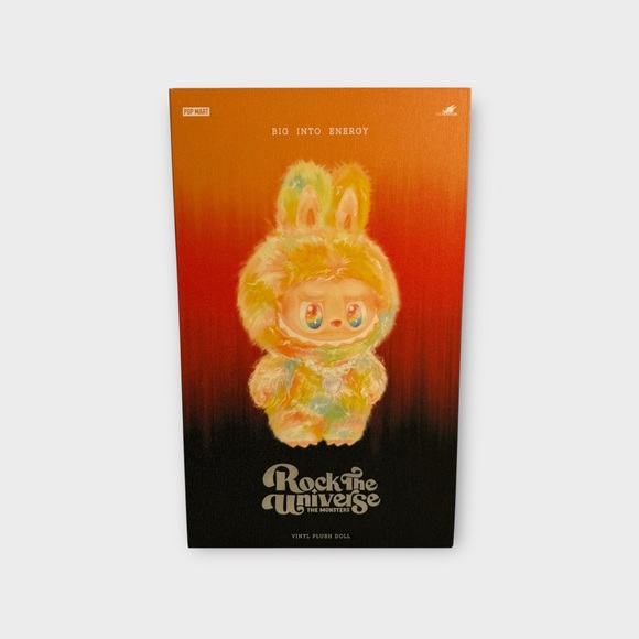 POP MART The Monsters Big Into Energy Rock The Universe Vinyl Plush Doll Labubu - Picture 5 of 12
